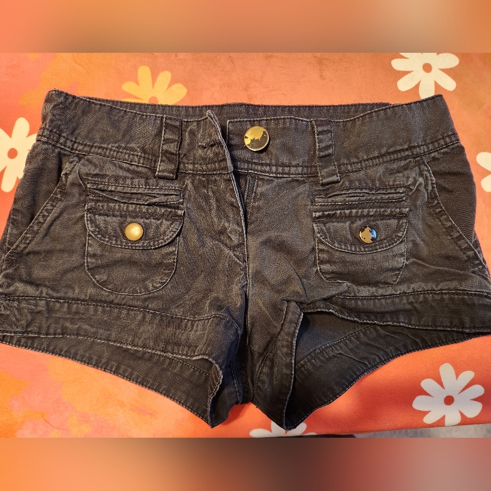 Divided black denim shorts, size 4